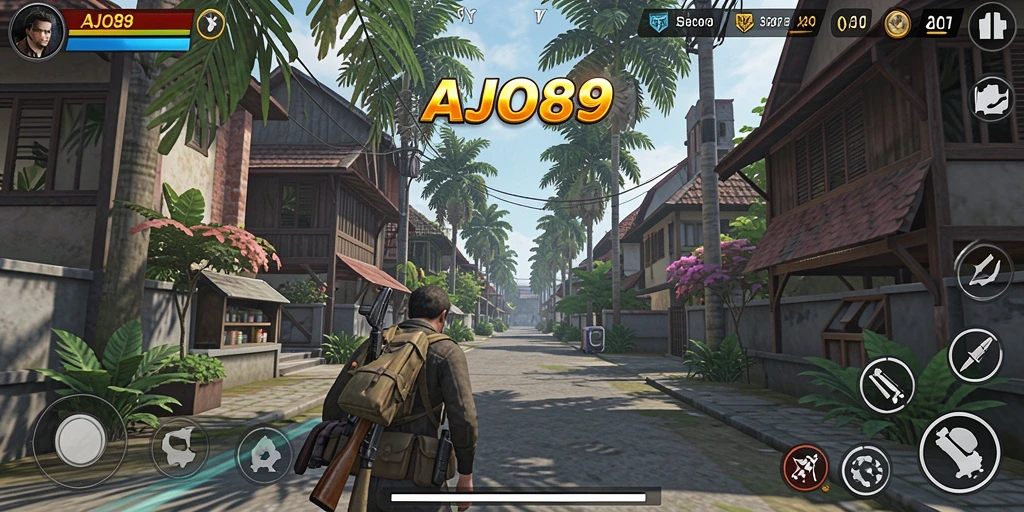 Screenshot AJO89 menampilkan gameplay simulasi yang seru dan interaktif.