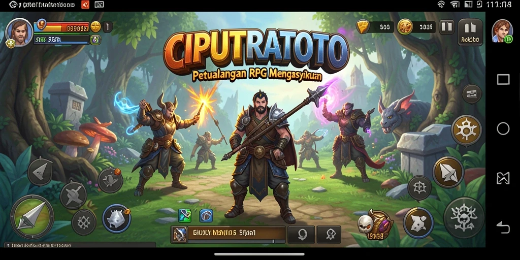 Tampilan gameplay <strong>CIPUTRATOTO</strong> menampilkan aksi seru dan karakter yang kaya akan detail.