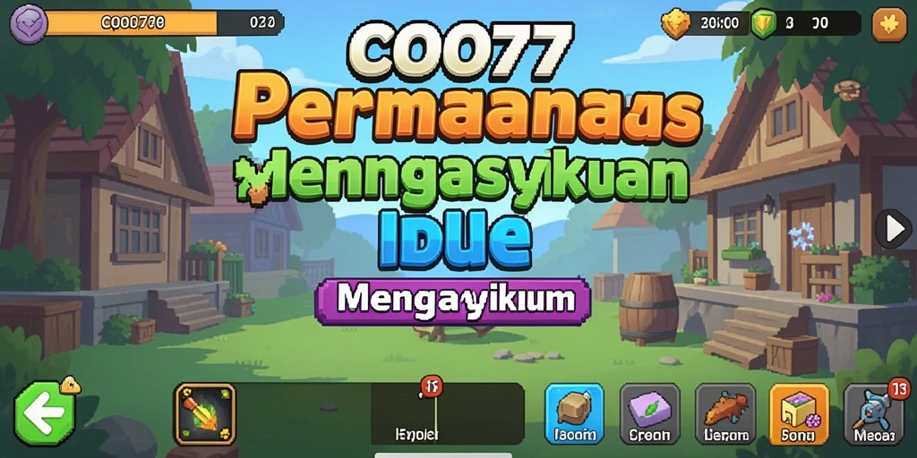Tampilan gameplay COO77 yang menarik dalam genre Idle.