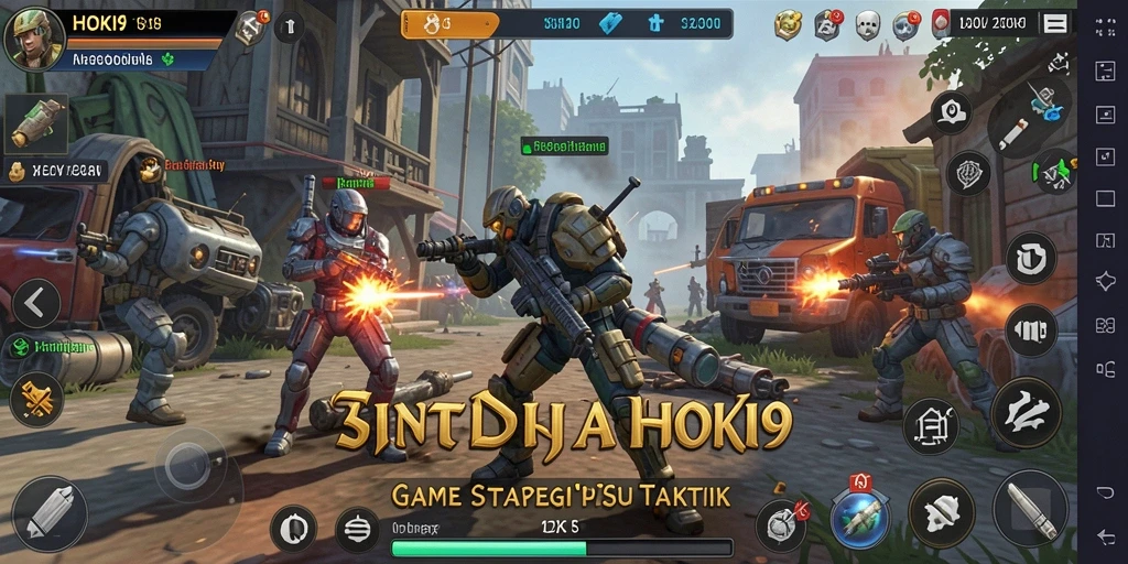 Tampilan gameplay HOKI9 dengan pertarungan strategi seru.