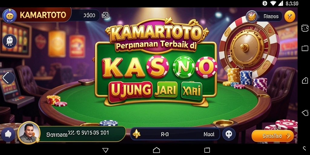 Screenshot gameplay KAMARTOTO dengan tampilan menarik dan interaktif.