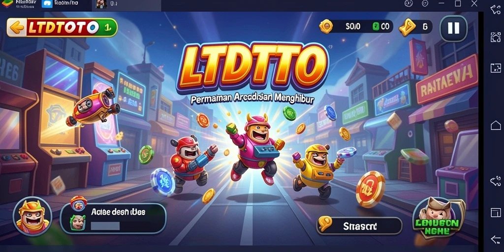 Tangkapan layar LTDTOTO menampilkan aksi gameplay yang seru dalam genre Arcade.