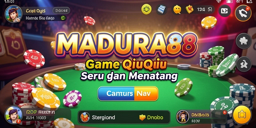 Screenshot gameplay QiuQiu MADURA88 yang seru dan kompetitif.