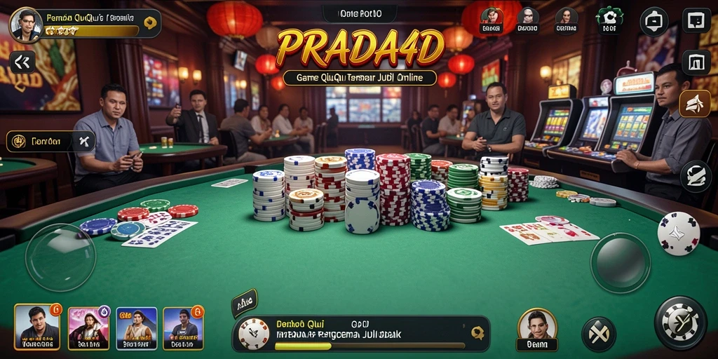 Tampilan menarik dari gameplay QiuQiu PRADA4D.
