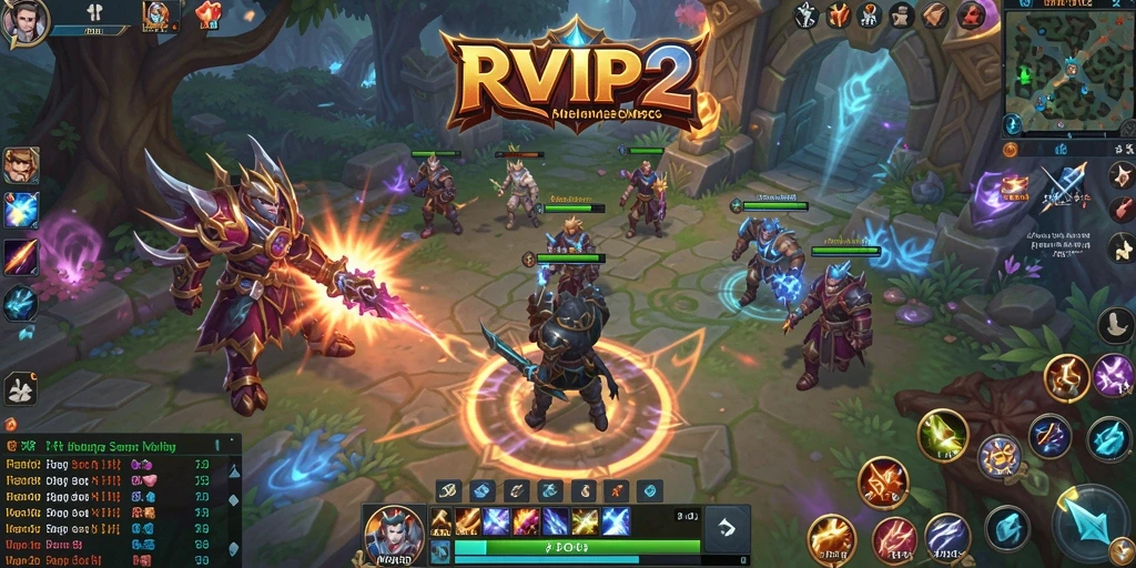 Tampilan aksi seru dalam gameplay RVIP2 yang penuh petualangan.