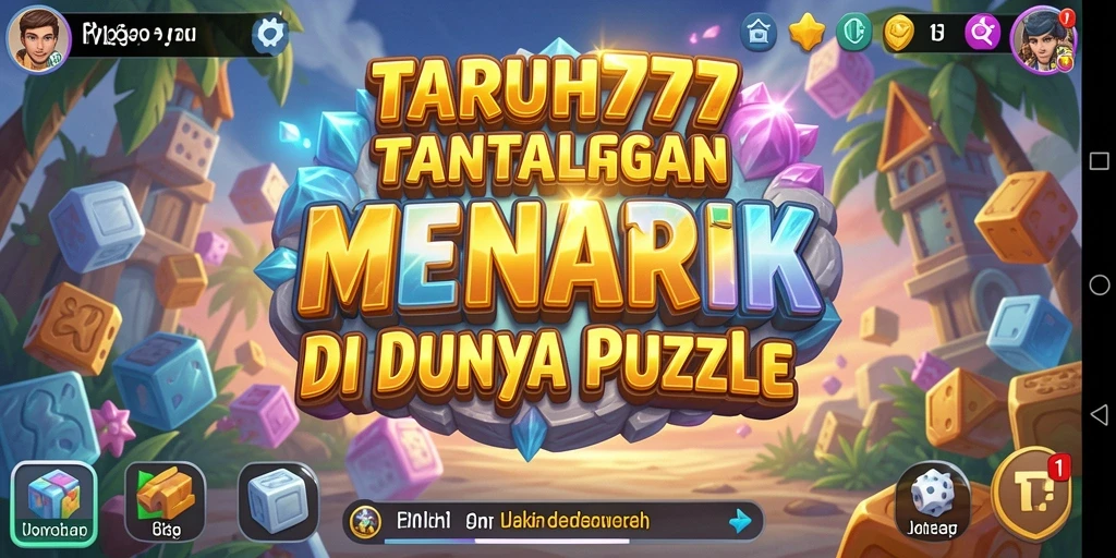 Screenshot TARUH777 menampilkan gameplay Puzzle yang menarik.